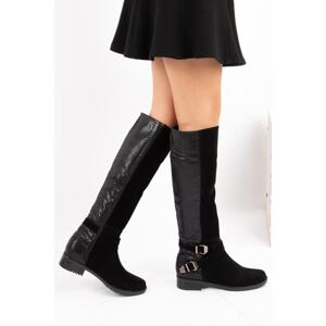 Fox Shoes Black Snake Women's Boots