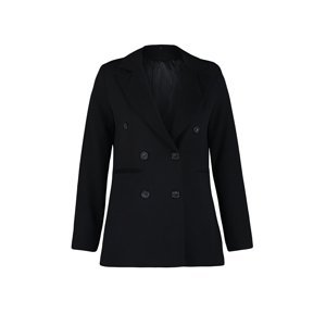 Trendyol Black Regular Lined Woven Blazer Jacket