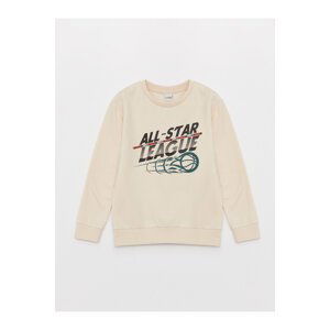 LC Waikiki Crew Neck Printed Long Sleeve Boys' Sweatshirt.