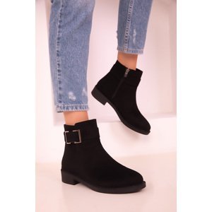 Soho Black Suede Women's Boots & Booties 18359