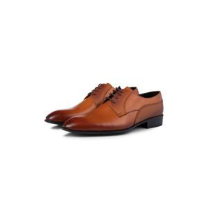 Ducavelli Elite Genuine Leather Men's Classic Shoes, Derby Classic Shoes, Lace-Up Classic Shoes.