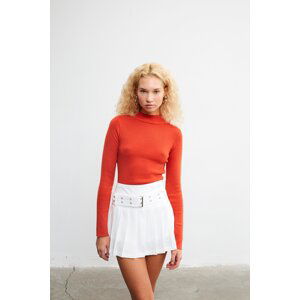 VATKALI High neck basic crop sweater