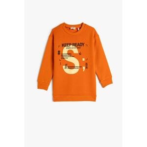 Koton Boy's Orange Sweatshirt