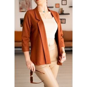 armonika Women's Tan Double Sleeve Jacket