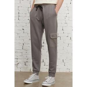 AC&Co / Altınyıldız Classics Men's Gray Standard Fit Normal Cut Pocket Cotton Comfort Sweatpants