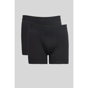 ALTINYILDIZ CLASSICS Men's Black 2-Piece Cotton Flexible Boxer Pack