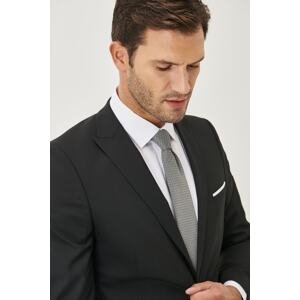 ALTINYILDIZ CLASSICS Men's Black Extra Slim Fit Slim Fit Black Sports Suit