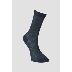 ALTINYILDIZ CLASSICS Men's Navy Blue-Green Bamboo Socks.