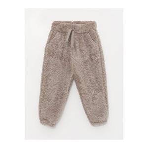 LC Waikiki Baby Boy Tracksuit Bottoms with an Elastic Printed Waist.