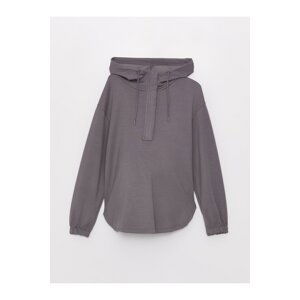 LC Waikiki Plain Long Sleeve Maternity Hoodie