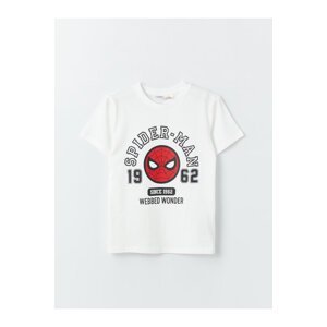 LC Waikiki Crew Neck Spiderman Printed Short Sleeve Boys' T-Shirt