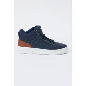 AC&Co / Altınyıldız Classics Men's Navy Blue-white Winter Comfort Sole Sports Sneaker