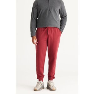 AC&Co / Altınyıldız Classics Men's Burgundy Standard Fit Regular Fit Side Pocket Cotton Comfort Sweatpants