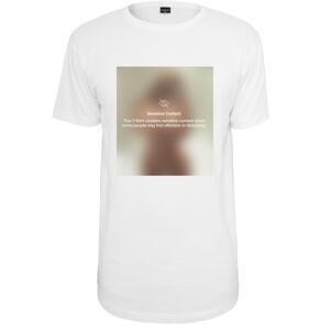 White T-shirt with sensitive content