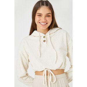 Koton Women's Beige Sweatshirt