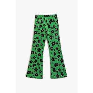 Koton Girl Green Patterned