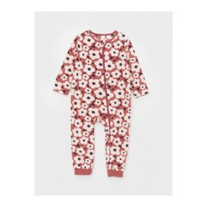 LC Waikiki Crew Neck Baby Girl Fleece Jumpsuit