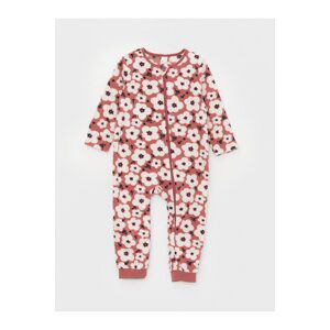 LC Waikiki LCW baby Crew Neck Baby Girl Fleece Jumpsuit