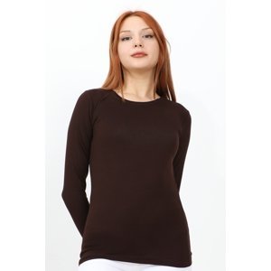 InStyle Long Sleeve Crew Neck Basic Body - Bitter Brown