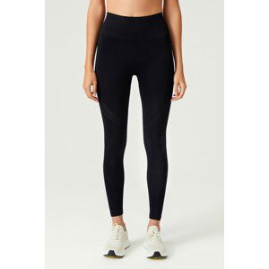 LOS OJOS x Melody Black High Waist Seamless Sports Leggings Adorn