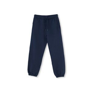 Dagi Navy Blue Three Thread Unisex Tracksuit Bottoms