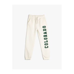 Koton Jogger Sweatpants with Pockets and Tie Waist