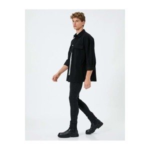 Koton Skinny Fit Jeans - Michael Jean - COTTON - 4WAM40348ND - BLACK BLACK