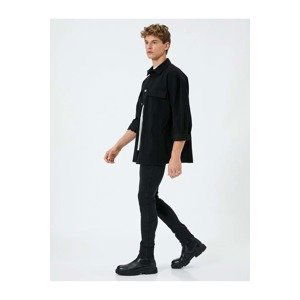 Koton Skinny Fit Jeans - Michael Jean - COTTON - 4WAM40348ND - BLACK BLACK