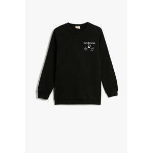 Koton Boy's Black Sweatshirt