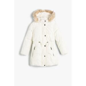 Koton Girls White Coat