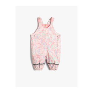 Koton Baby Girl Pink Patterned Coat