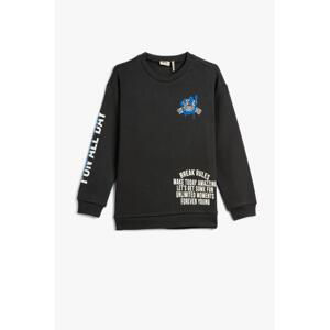 Koton Boy's Anthracite Sweatshirt