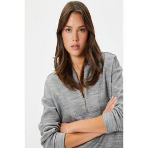 Koton Women's Gray Sweatshirt