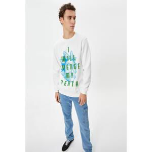 Koton Rick And Morty Sweatshirt Licensed Printed