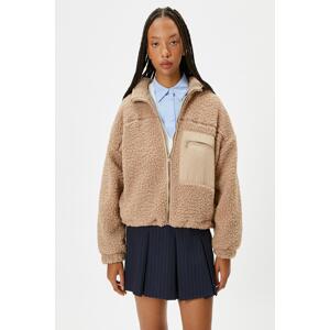 Koton Women's Camel Hair Jacket