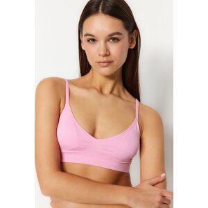 Trendyol Pink Seamless Covered Functional Adjustable Back Bra