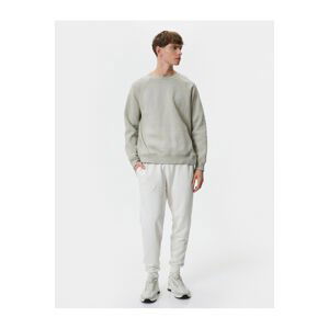 Koton Jogger Sweatpants with Lace-Up Waist, Pocket Detailed.