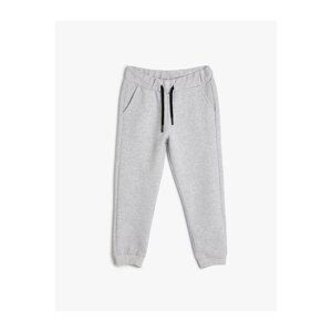 Koton Basic Jogger Sweatpants with Tie Waist Pocket