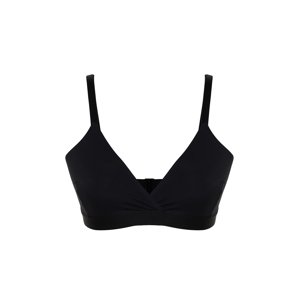 Trendyol Curve Black Plain Micro Bralette Bra