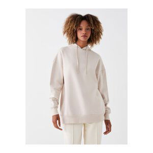 LC Waikiki Women's Plain Long Sleeve Oversize Hoodie