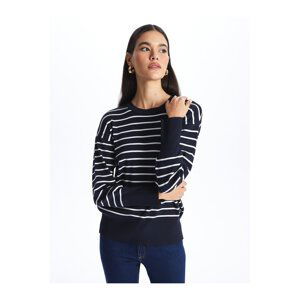 LC Waikiki Crew Neck Striped Long Sleeve Women's Knitwear Sweater