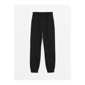 LC Waikiki Basic Girls' Jogger Pants with Elastic Waist.