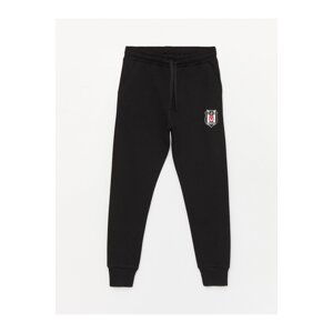 LC Waikiki Boys' Elastic Waist Beşiktaş Printed Jogger Sweatpants