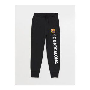 LC Waikiki Boys' Elastic Waist Barcelona Printed Jogger Sweatpants