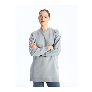 LC Waikiki Crew Neck Plain Long Sleeve Women's Sweatshirt Tunic