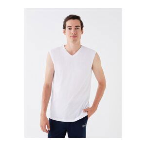 LC Waikiki V Neck Combed Men's Undershirt