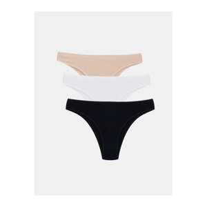 LC Waikiki Plain Brazilian Panties 3-Pack