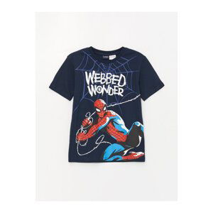 LC Waikiki Boys' Crew Neck Spiderman Printed Short Sleeve T-Shirt