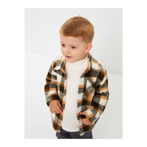 LC Waikiki Long Sleeve Checkered Patterned Shirt and Jacket for Baby Boy