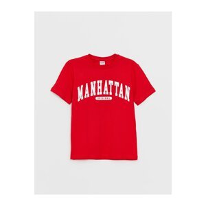 LC Waikiki Crew Neck Printed Short Sleeve Boys' T-Shirt